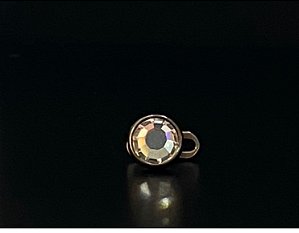 p0051 MICRODERMAL TITANIO PEDRA CRISTAL 1.6  5MM