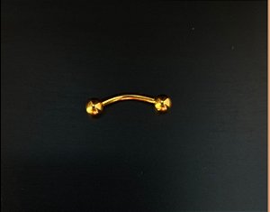 P0025 CURVO TITÃNIO GOLD 10 MM