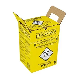 Descarpack - 3 L Caixa Coletora Perfurocortantes Papelão electric ink