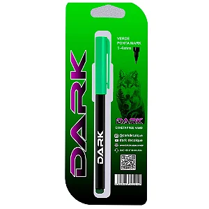 CANETA DARK FREE HAND VERDE 1- 4 MM