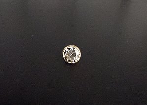 P0749 TOPO TITANIO PVD GOLD PEDRA ZIRCONIA 1.2 4MM