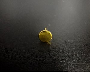 P0750 TOPO TITANIO PVD GOLD CHAPA PUSH PIN 1.2 4MM