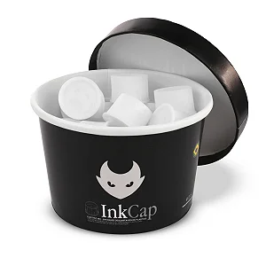 BATOQUE DE SILICONE GG BRANCO ELECTRIC INK (25 und)