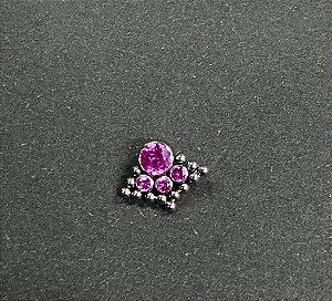 P0768 TOPO LEQUE ROSA TITÂNIO 1.6