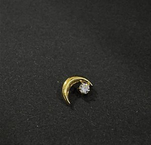 P0763 TOPO LUA COM ESTRELA TITÂNIO GOLD 1.6