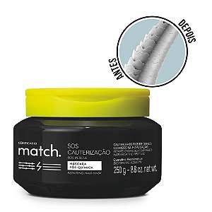 MASCARA CAPILAR PÓS QUIMICA MATCH SOS CAUTERIZAÇÃO 250 ML