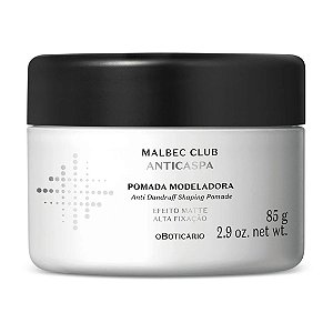 Pomada Modeladora Malbec Club Anticaspa 85g