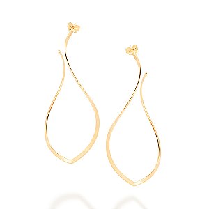 Brinco banhado a ouro 18k - tam.único 5238520000