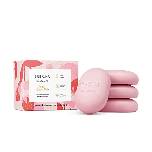 Sabonete Vegetal Em Barra Perfumado Instance Frutas Vermelhas 4X80G