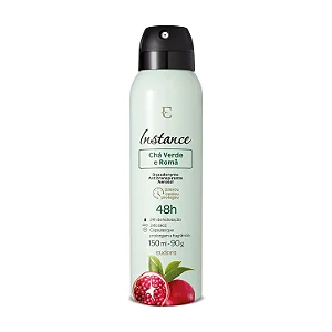 Desodorante Antitranspirante Aerossol Instance Chá Verde E Romã 150Ml/90G