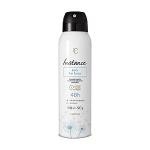 Desodorante Antitranspirante Aerossol Sem Cheiro Instance 150Ml/90G