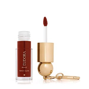 Batom Líquido Cremoso Eudora Make O Diabo Veste Prada Fashion Icon Berry 4ml
