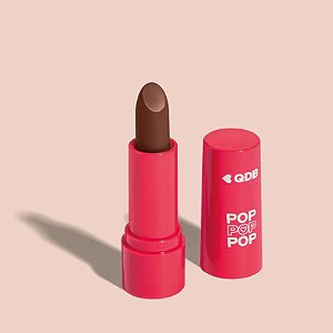 Batom Semi Mate Marrom Glacê POP 3,6g