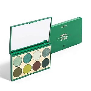 Paleta de Sombra Niina Secrets Green 5,6g