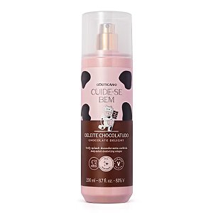 Body Splash Desodorante Colônia Cuide-se Bem Deleite Chocolatudo 200ml