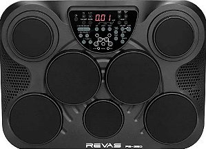 BATERIA ELETRÔNICA PORTÁTIL REVAS PB-350