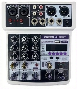 MESA DE SOM 4 CANAIS WALDMAN ST-4DSP