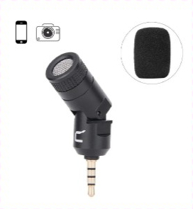MINI MICROFONE COMICA VS07 PARA CAMERA E CELULAR