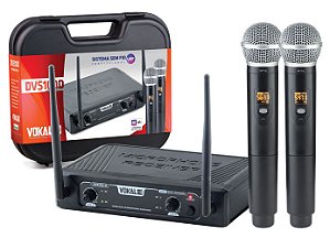 MICROFONE SEM FIO DUPLO VOKAL DVS100 DM