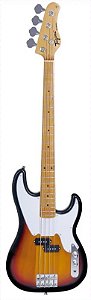 BAIXO 4 CORDAS PRECISION TAGIMA TW-66 SB LF/WH WOODSTOCK SERIES SUNBURST