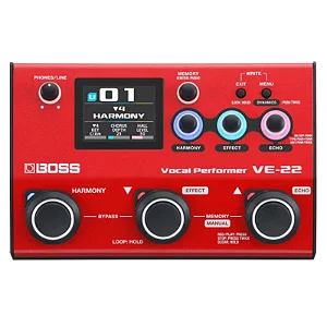 PEDAL DE EFEITO P/VOZ BOSS VE22