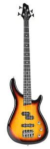CONTRABAIXO EWA ELÉTRICO ATIVO 4 CORDAS SUNBURST