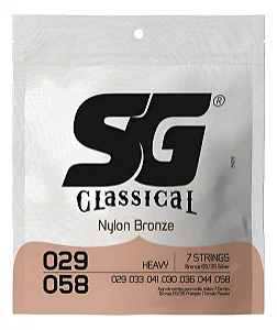 ENC. SG VIOLÃO NYLON 7 CORDAS TENSÃO ALTA 2405