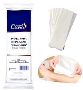 PAPEL PARA DEPILAÇÃO DE LUXE COM 100 UND