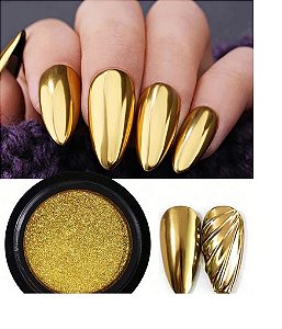 PÓ CROMO DOURADO ZEM