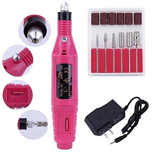 CANETA LIXADEIRA ROSA