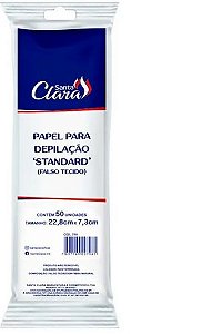PAPEL PARA DEPILAÇÃO COM 50 UNIDADES STANDARD (FALSO TECIDO)