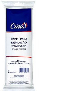 PAPEL PARA DEPILAÇÃO COM 25 UNIDADE STANDARD