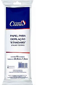 PAPEL PARA DEPILAÇÃO COM 10 UNIDADES STANDARD