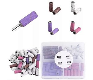 KIT BROCA MANDRIL E LIXA REFIL GRAMATURA 80#120#180#240
