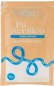 PÓ ACRÍLICO PARA UNHAS SUPER BRANCO 30G
