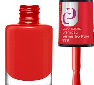 ESMALTE TRADICIONAL CORA VERMELHO PURO 10ml  399