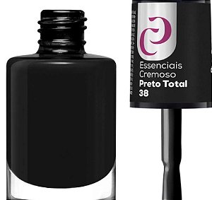 ESMALTE TRADICIONAL CORA PRETO TOTAL 10ml  38