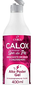 Amaciante de Calos e Calosidades Spa dos Pés Cora (Calox) Alto Poder Gel FlipTop 400ml