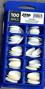 UNHA POSTIÇA ALMOND ZEM LEITOSA