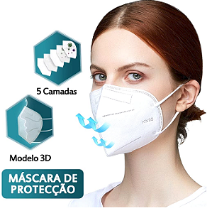 MÁSCARA DE PROTEÇÃO BRANCA N 95