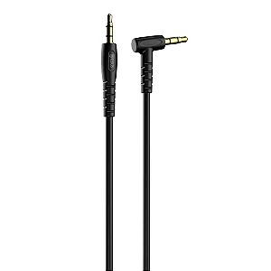 CABO DE ÁUDIO - PLUG LATERAL P2 - 3,5mm 1M - HREBOS