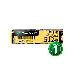 SSD M.2 NVME 512GB MACROVIP GOLD MVGLD/512GB