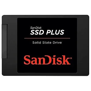 SSD SATA SanDisk Plus, 1TB, 2.5", Leitura: 535MB/s e Gravação: 350MB/s, Preto - SDSSDA-1T00-G27
