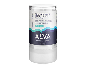 Desodorante Cristal Stick 120G Sem alumínio - Alva