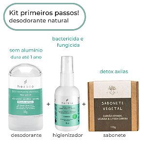 Kit Desodorante Natural Primeiros Passos