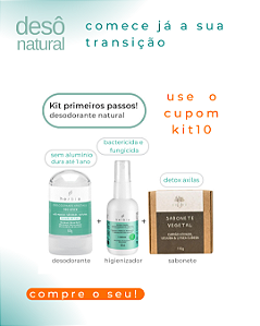 Kit Desodorante Natural Primeiros Passos