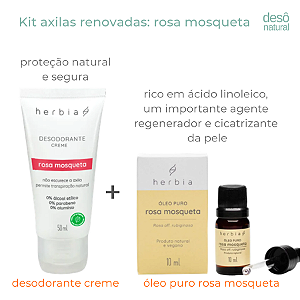 Kit Axilas Renovadas Rosa Mosqueta
