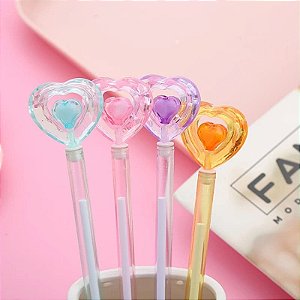 Caneta Coração Candy- Escrita 0,5 mm