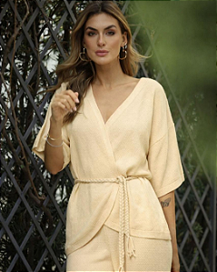 Conjunto Larissa - Amarelo Manteiga