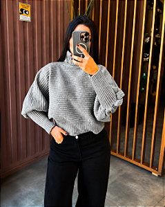 Blusa Sirlene - Cinza Mescla